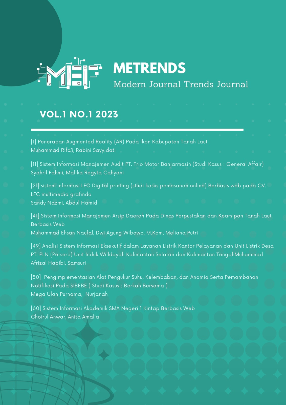 					View Vol. 1 No. 01 (2023): Modern Education Trends Journal Volume 01. No 01 October 2023
				